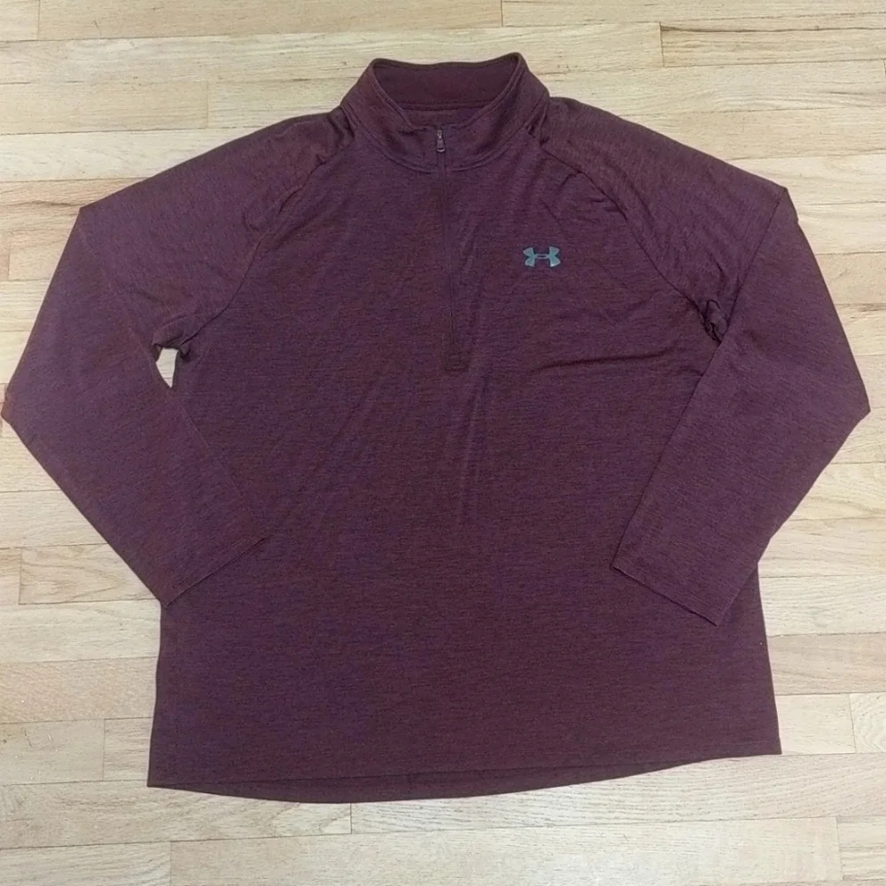 Men's Under Armour Cold Gear Loose Fit Quarter Zip Pullover size 2XL